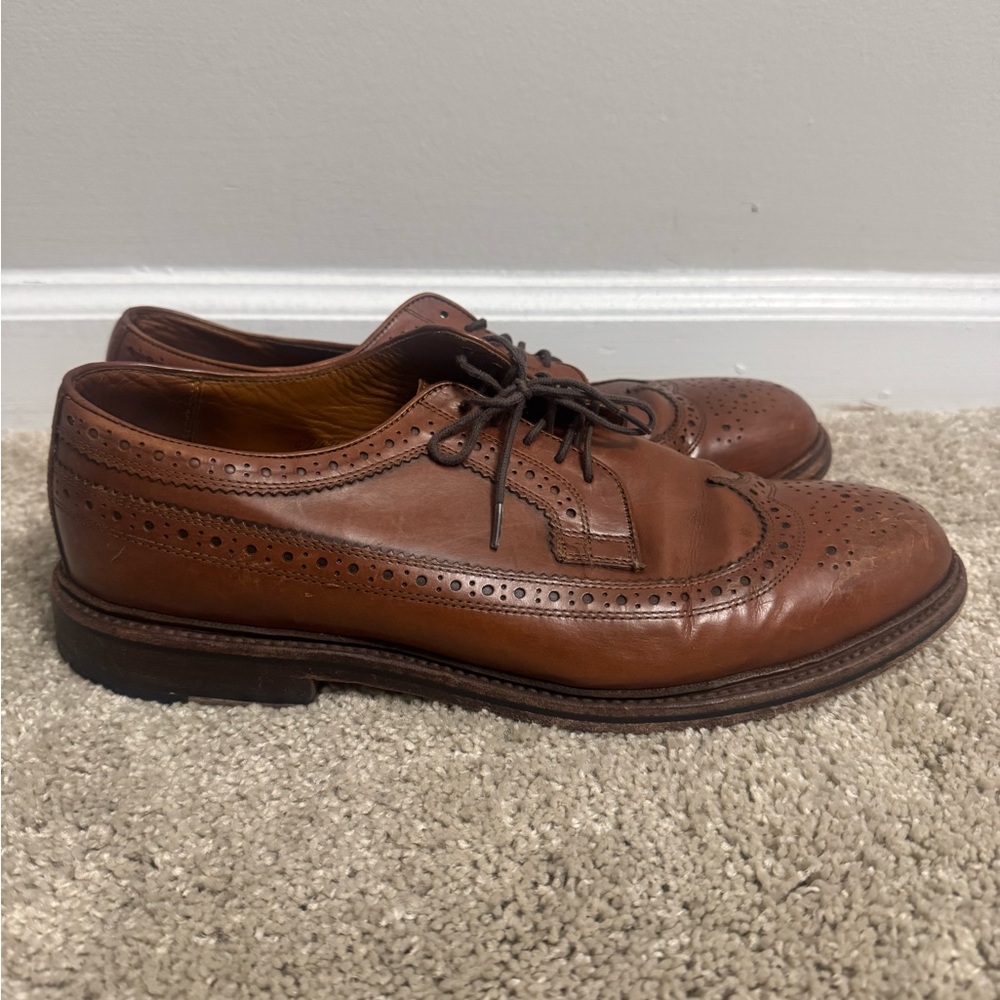 J. Crew Men's Brown Leather Oxfords